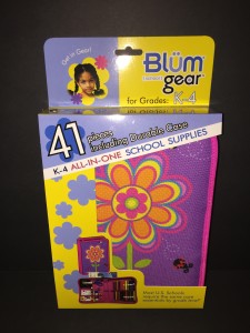 Blum School Gear Supplies 41 Pieces. My granddaughter got this one.