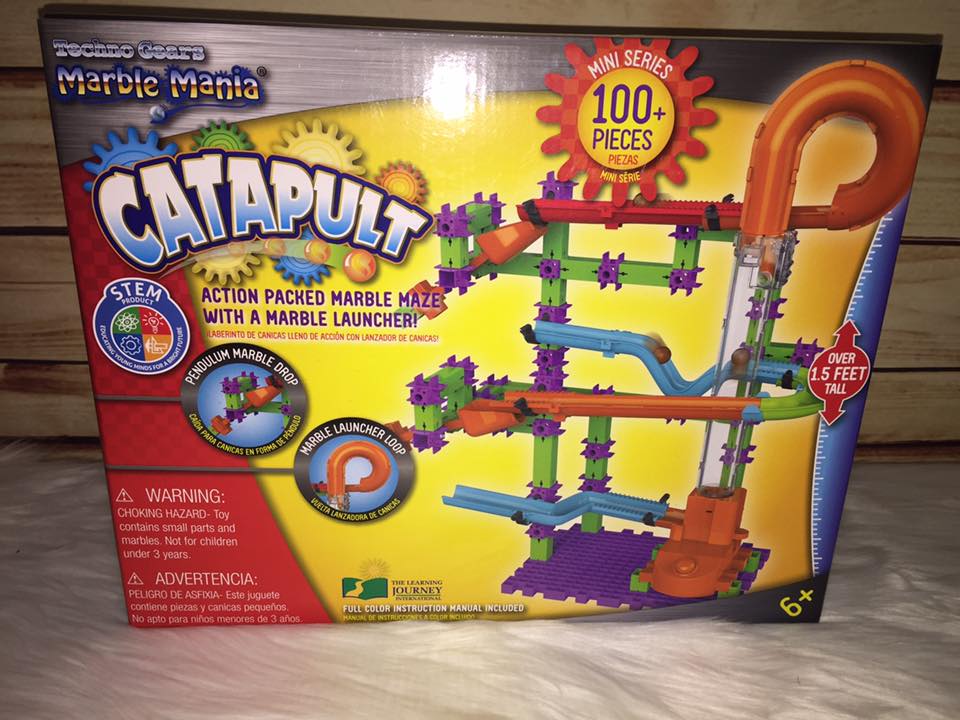 Techno Gears Marble Mania, Catapult, 100+ Pieces Cracker Barrel Old