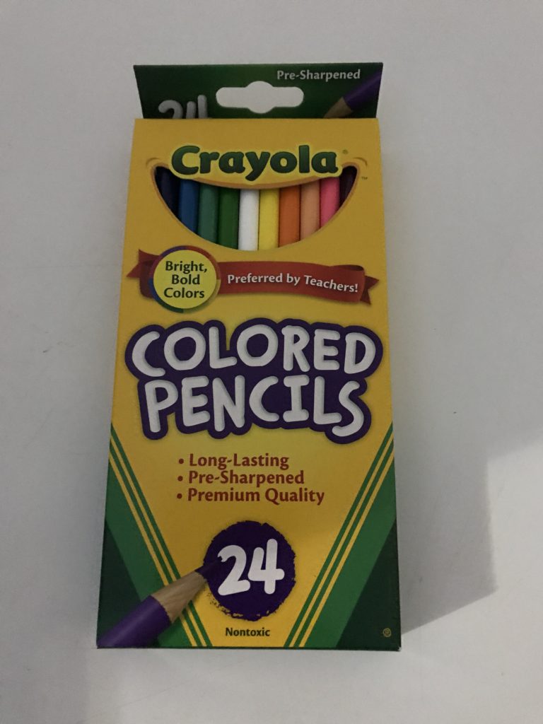 Colored Pencils, Long 24 ct.