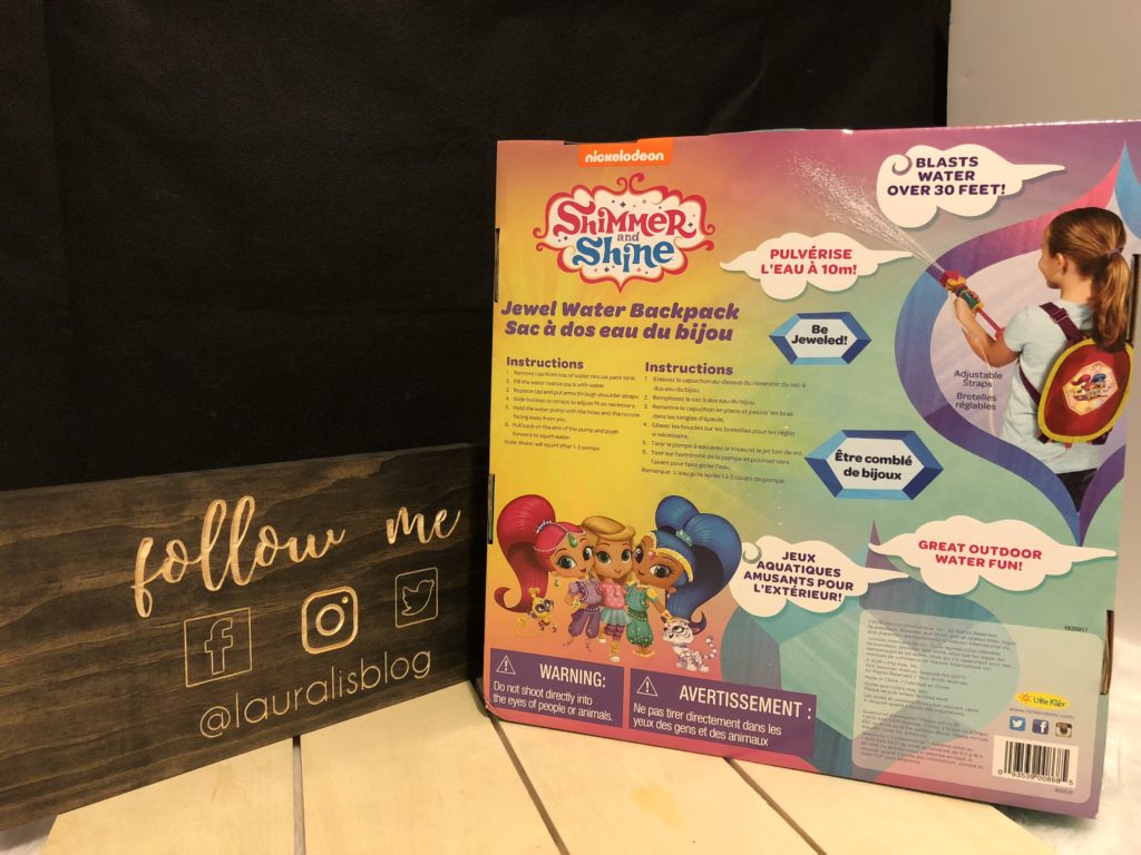 Nickelodeon Shimmer and Shine Jewel Water Backpack3