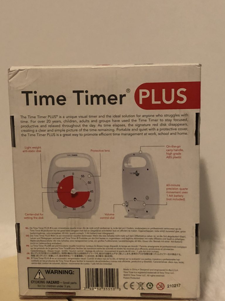 Time Timer PLUS 60 Minute Visual Analog Timer 4