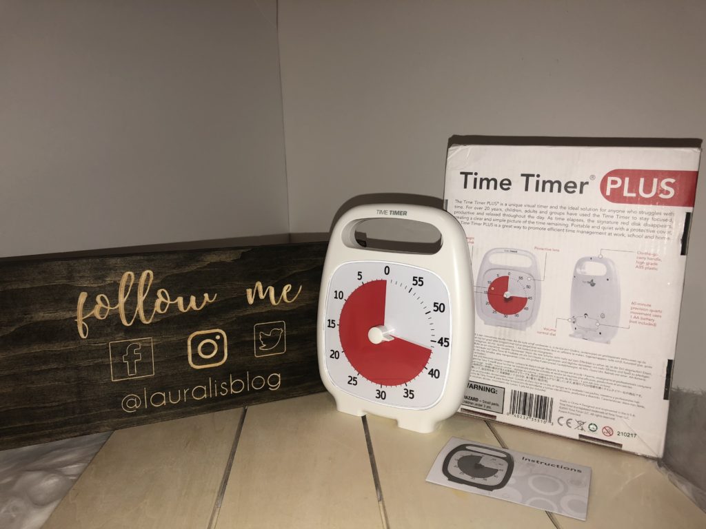 Time Timer PLUS 60 Minute Visual Analog Timer (White)