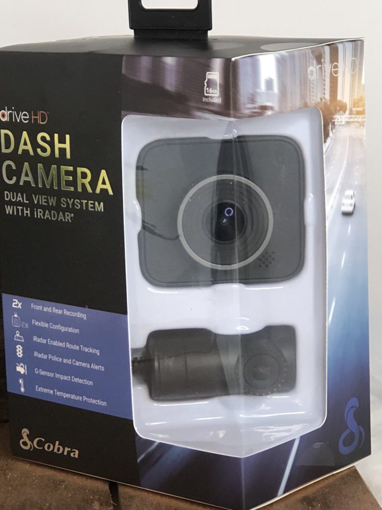 Cobra Dual View Dash Cam System - Dash 2216D3