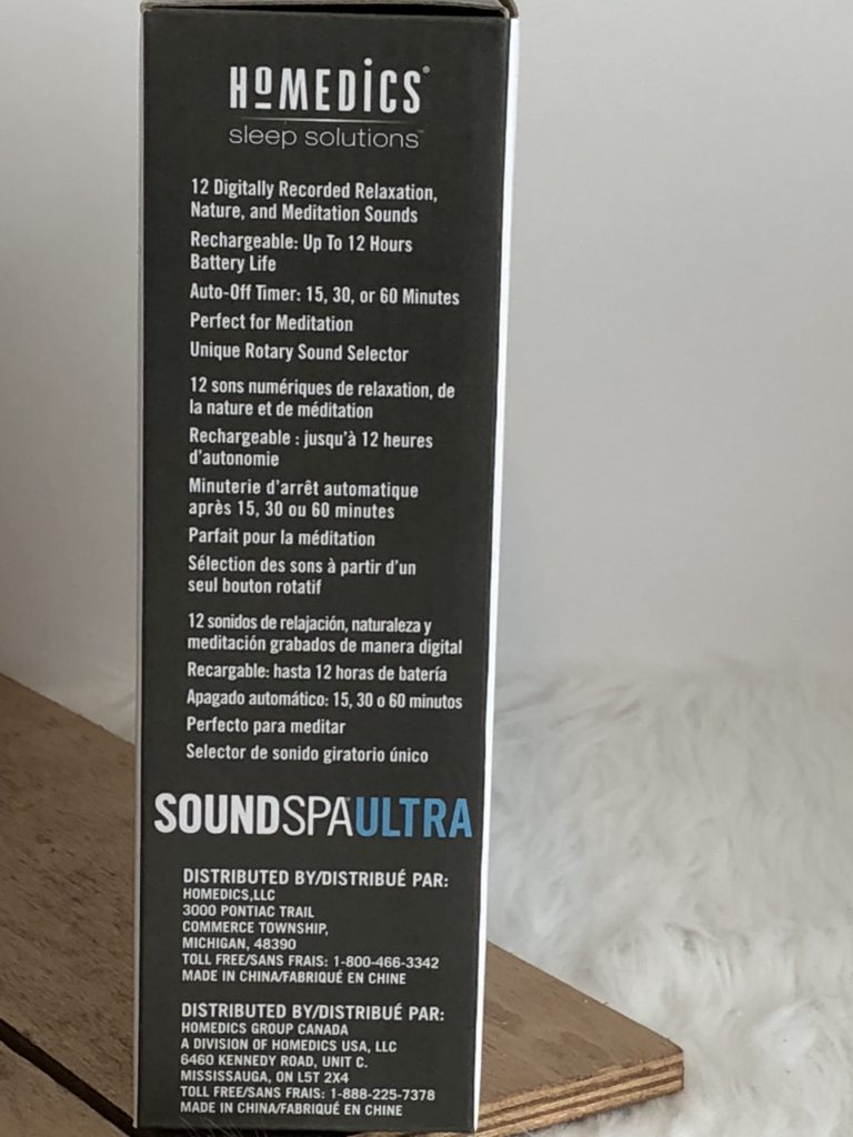 HoMedics SoundSpa Ultra Machine3