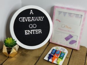 Giveaway! Unicorn Baby Month Blanket For Girls Bonus 26 Pc Photography Set Month To Month Baby Blanket  &  Baby Wings Pacifier Clips