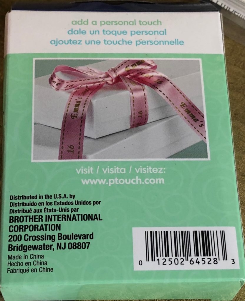 P-touch Embellish Ribbon and Tape Printer Label Makers & Printers7