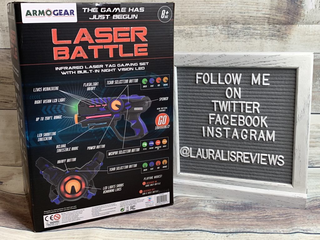 Armogear Laser Battle 4 PACK GUNS & VESTS