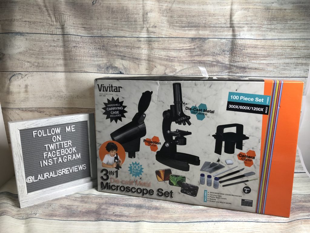 Vivitar MIC-4 3 in 1 Microscope Set Just In Time For Christmas