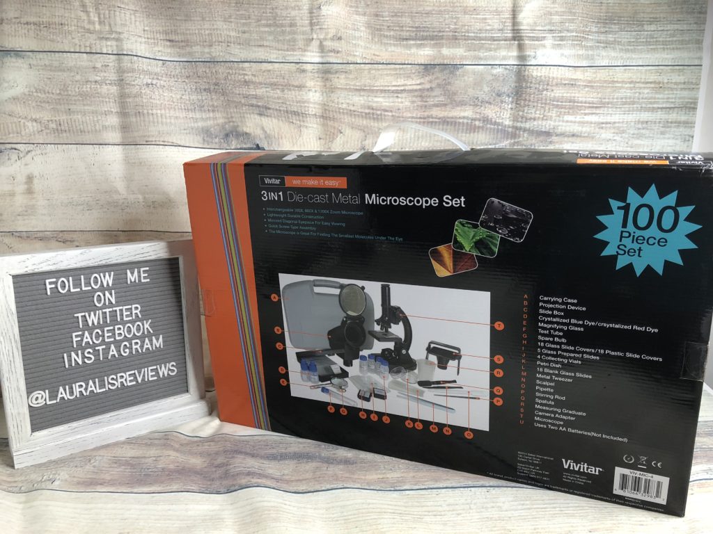 Vivitar MIC-4 3 in 1 Microscope Set Just In Time For Christmas2