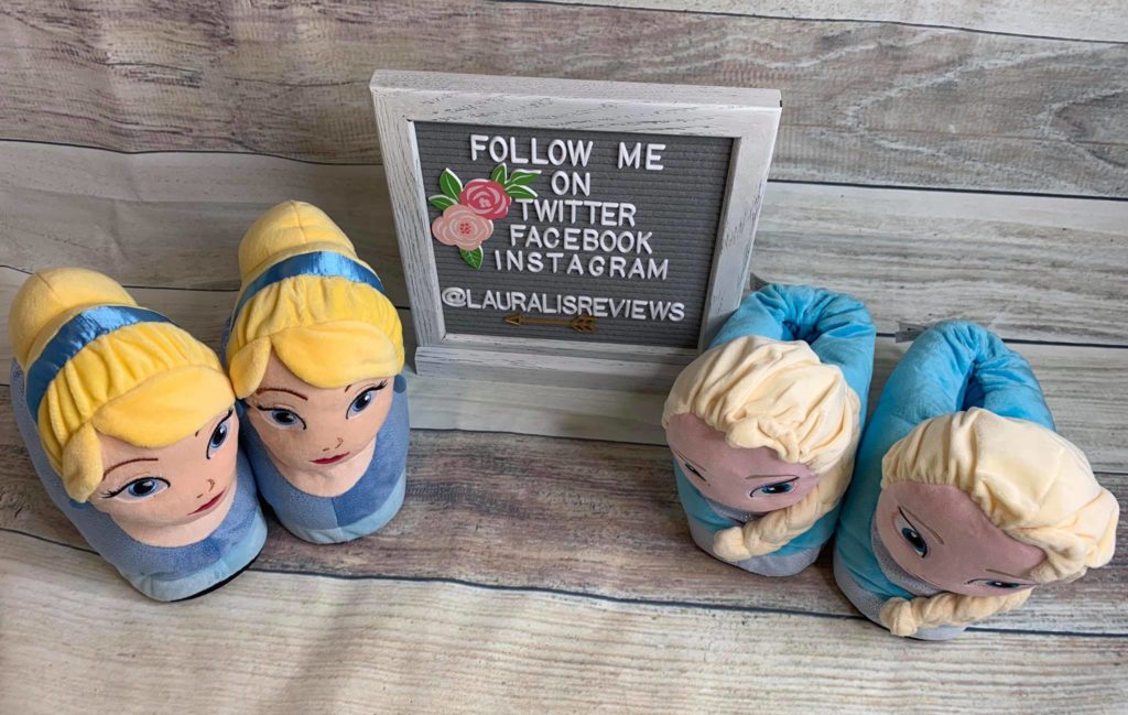 Happy Feet Cinderella & Elsa Slippers3
