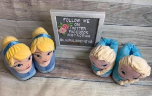 Happy Feet Cinderella & Elsa Slippers3