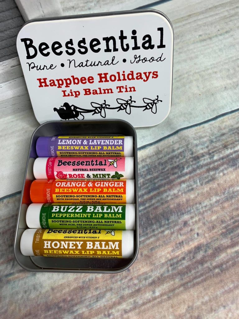 Just in Time for Christmas with Beessential Lip Balms