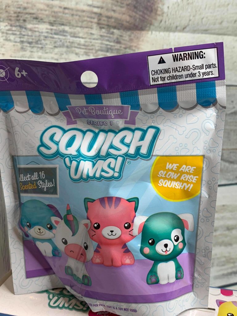 SQUISH'UMS PET BOUTIQUE SERIES 1 & Adopt a Squish'Ums! Pet Boutique set