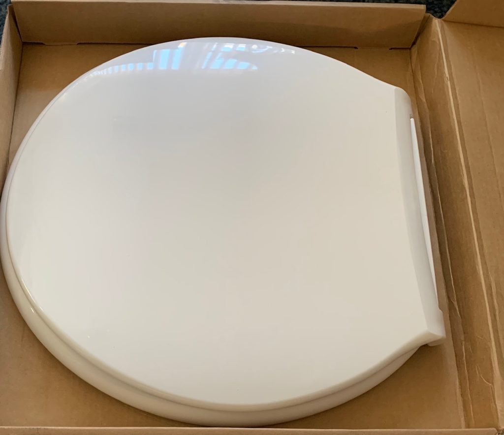 Big John Standard Toilet Seat Closed Front with Cover - 6W2