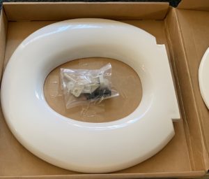 Big John Standard Toilet Seat Closed Front with Cover - 6W3