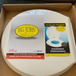 Big John Standard Toilet Seat Closed Front with Cover - 6W4