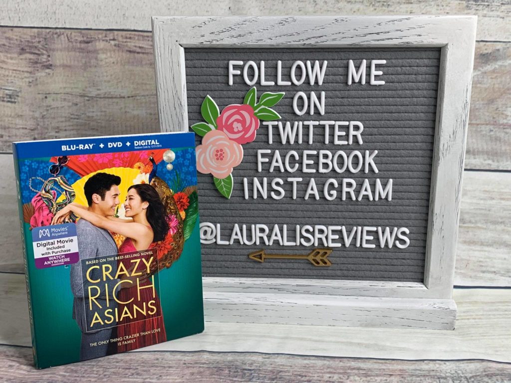 Giveaway! Crazy Rich Asians Blu-Ray + DVD+ Digital