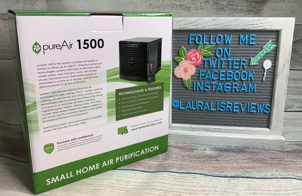 Small Home Air Purification PureAir 15003