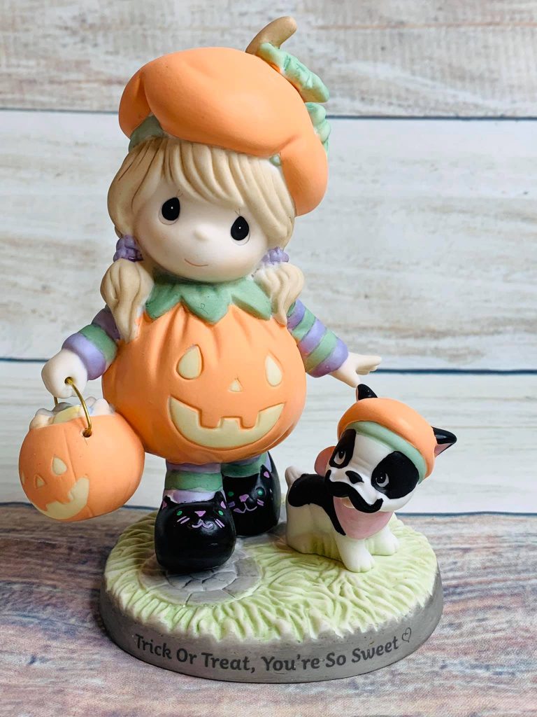 Precious Moments Trick Or Treat, You’re So Sweet Porcelain Figurine6