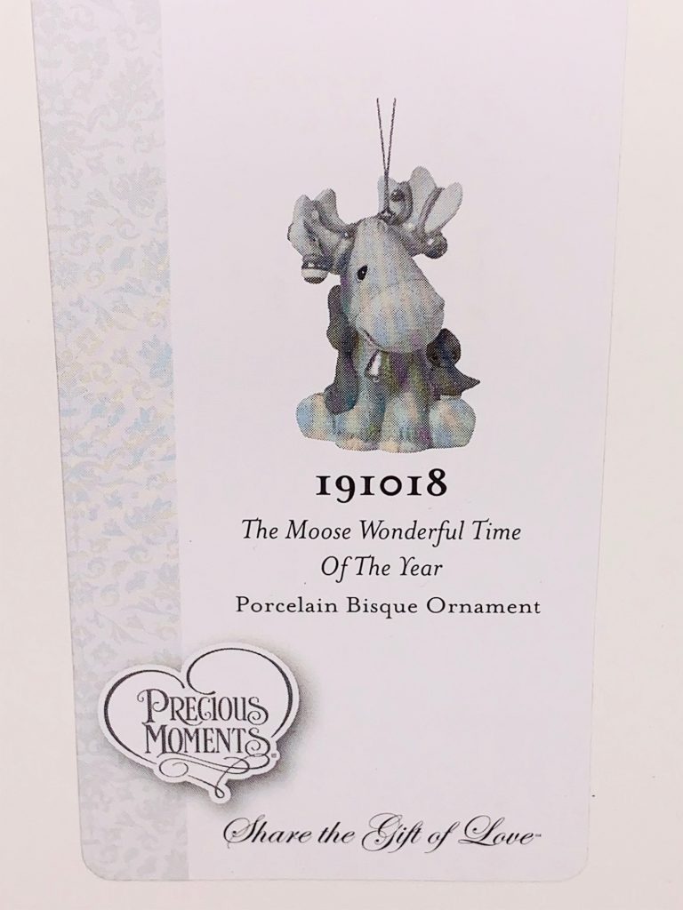 The Moose Wonderful Time Of The Year, 1st Annual Animal Series Ornament7