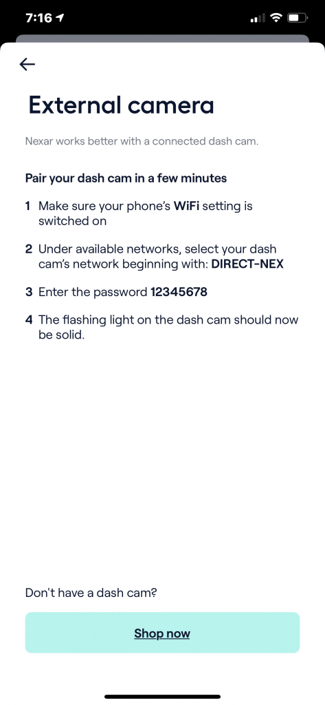 Nexar Beam Dash Cam20