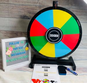 Reversible Round 'N Round Prize Wheel is 2 prize wheels in one!2