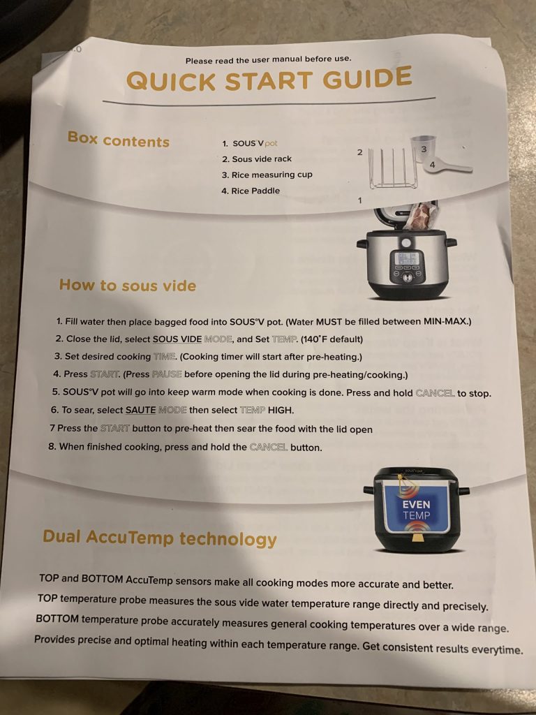 SOUSV Pot Precision Sous Vide Multi-Cooker12